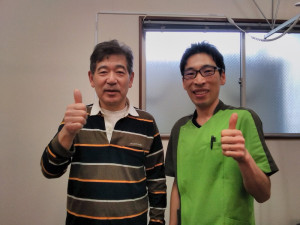 仙台市太白区長町で坐骨神経痛に悩まれていた方が、整体院拓の施術で体の使い方を整え、通うたびに若返るように歩行が改善した様子。